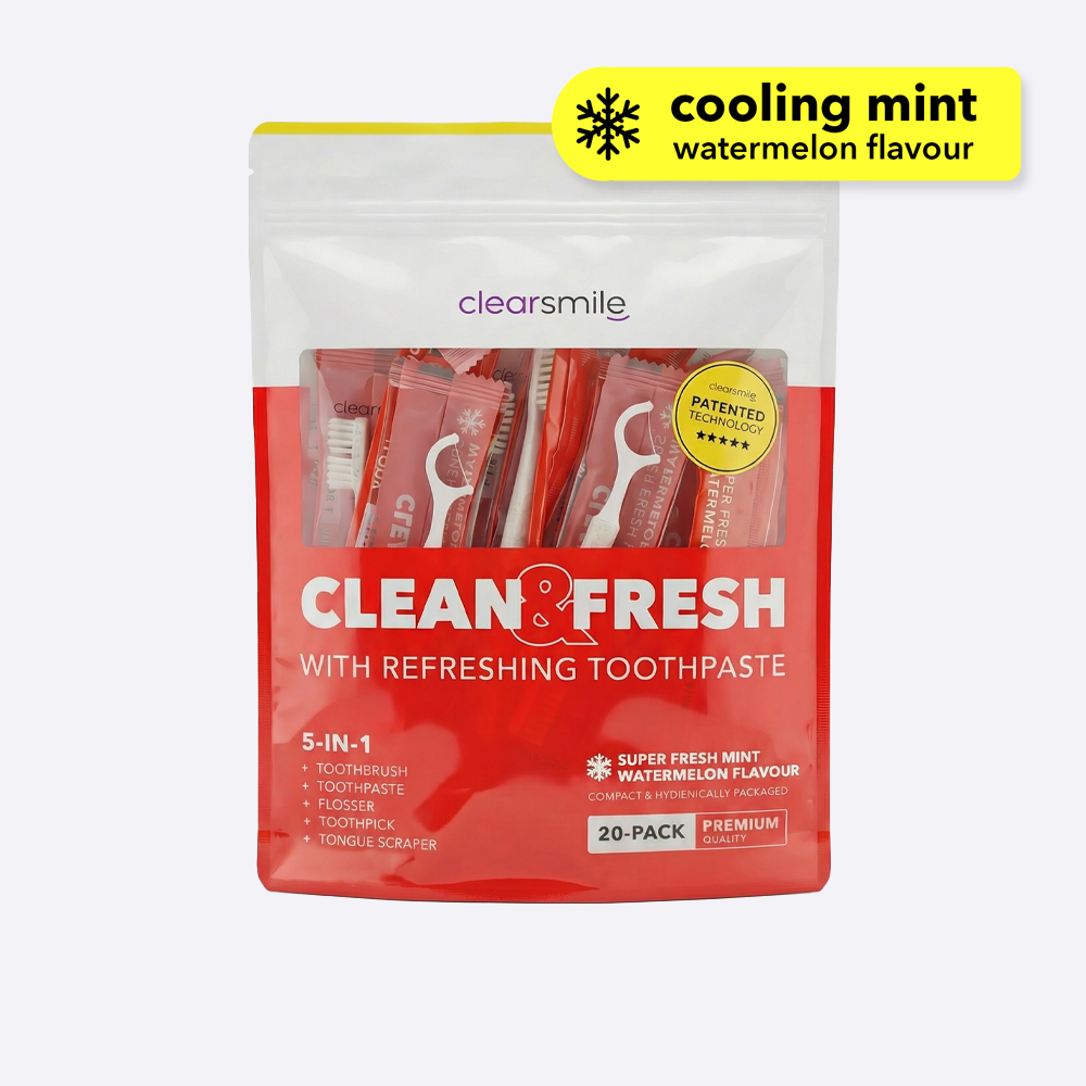 5-in-1 Toothbrush – Clean & Fresh | Cooling Mint & Watermelon