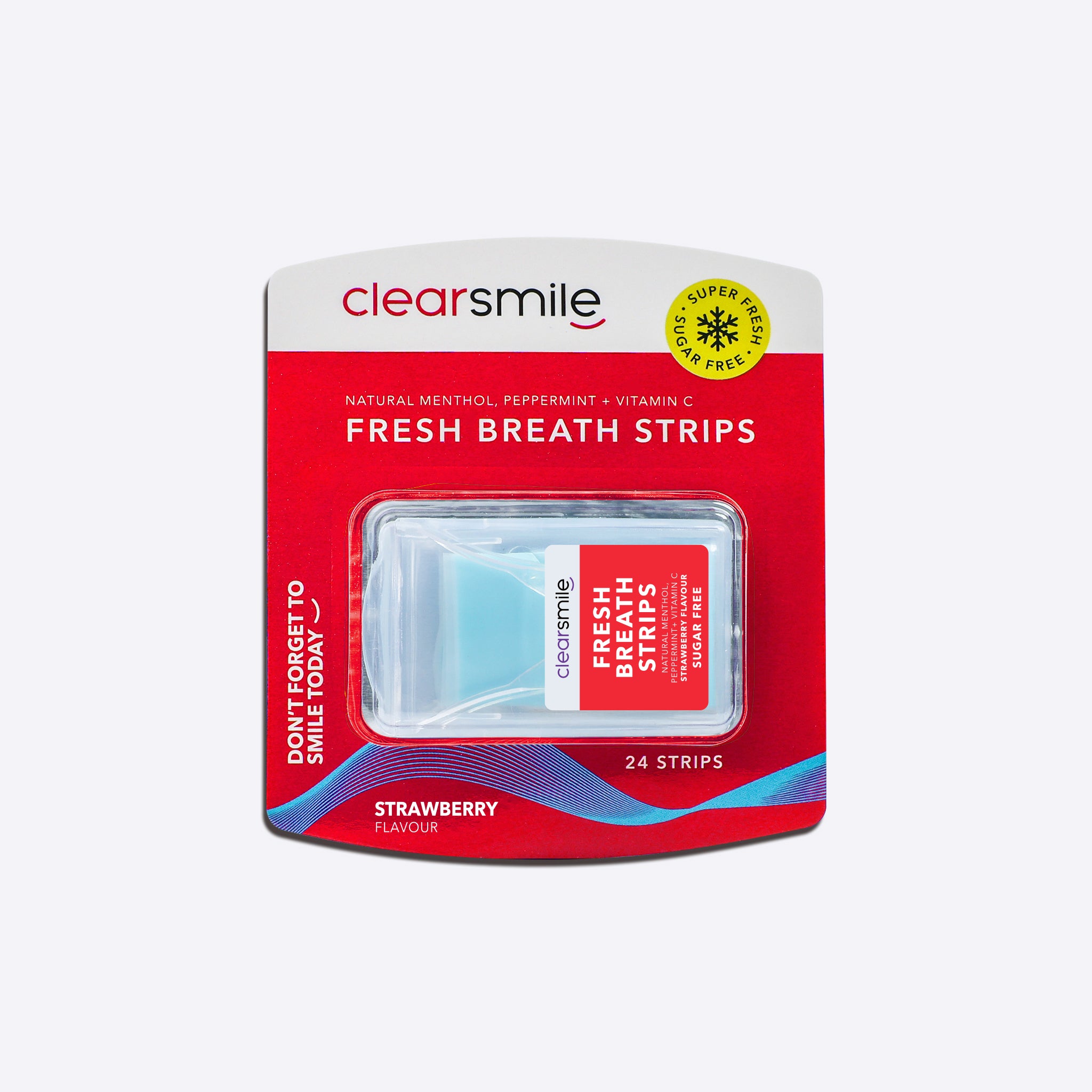 Fresh Breath Strips Strawberry 1-Pack