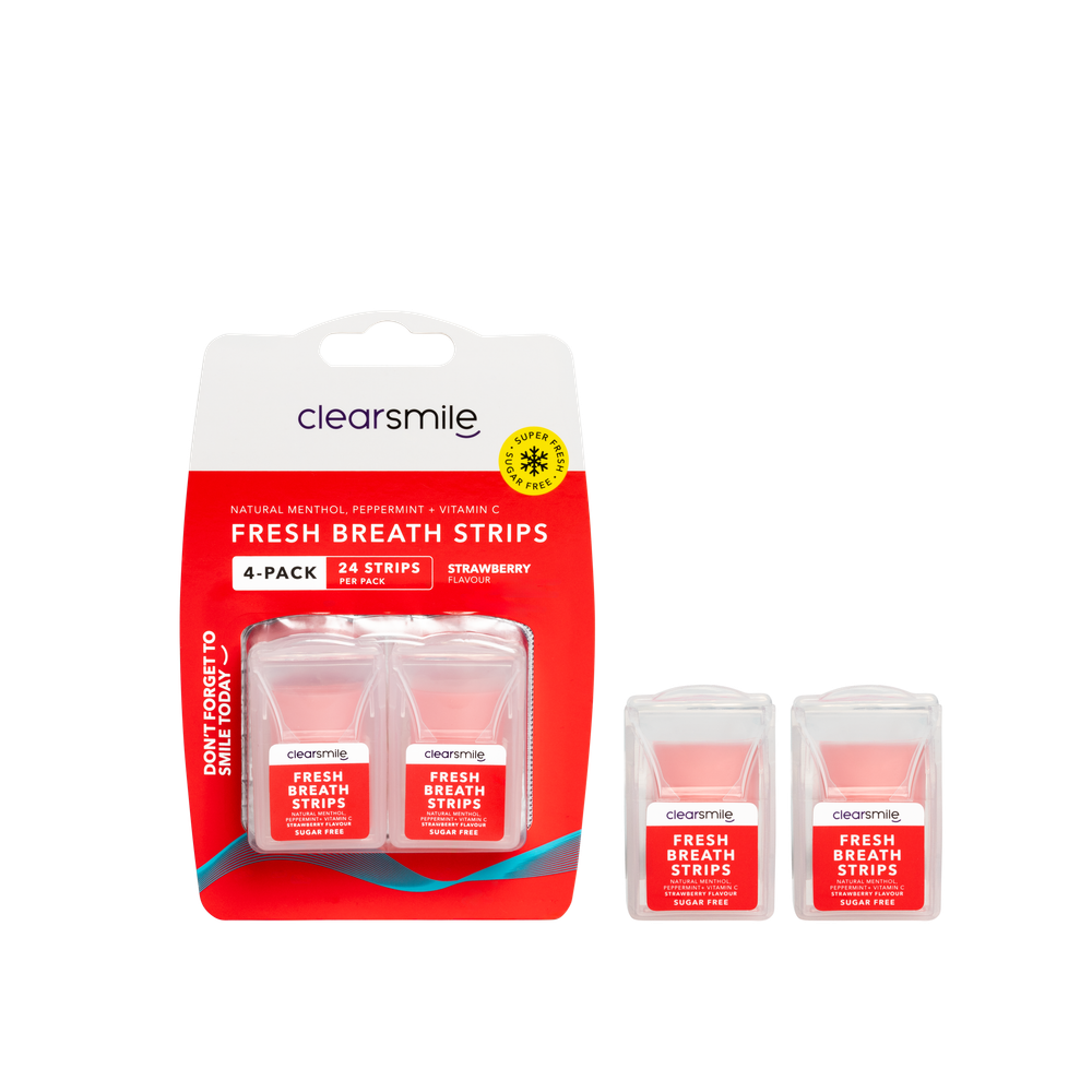 Fresh Breath Strips Strawberry [4-pack]