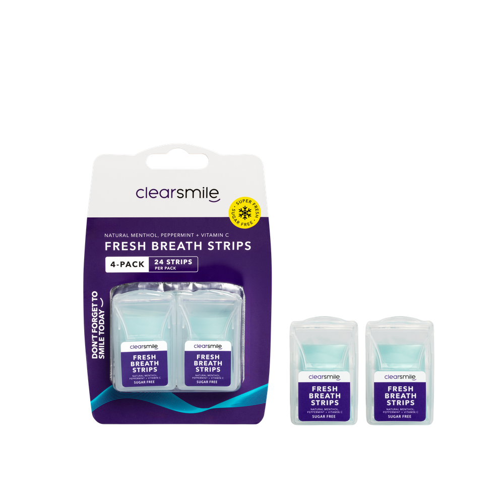 Fresh Breath Strips Mint [4-pack]