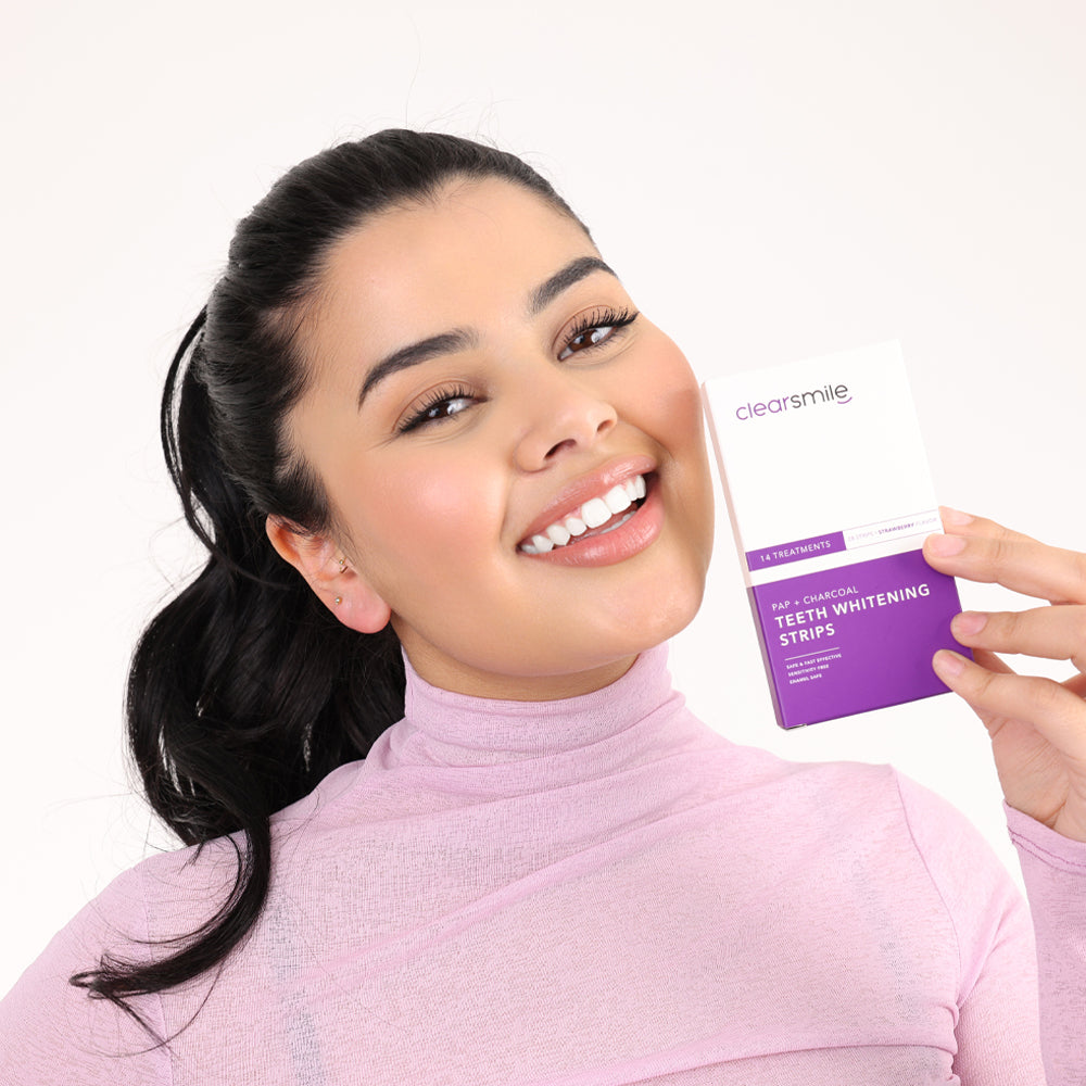 PAP+ Whitening Strips - Zonder pijn, wittere tanden