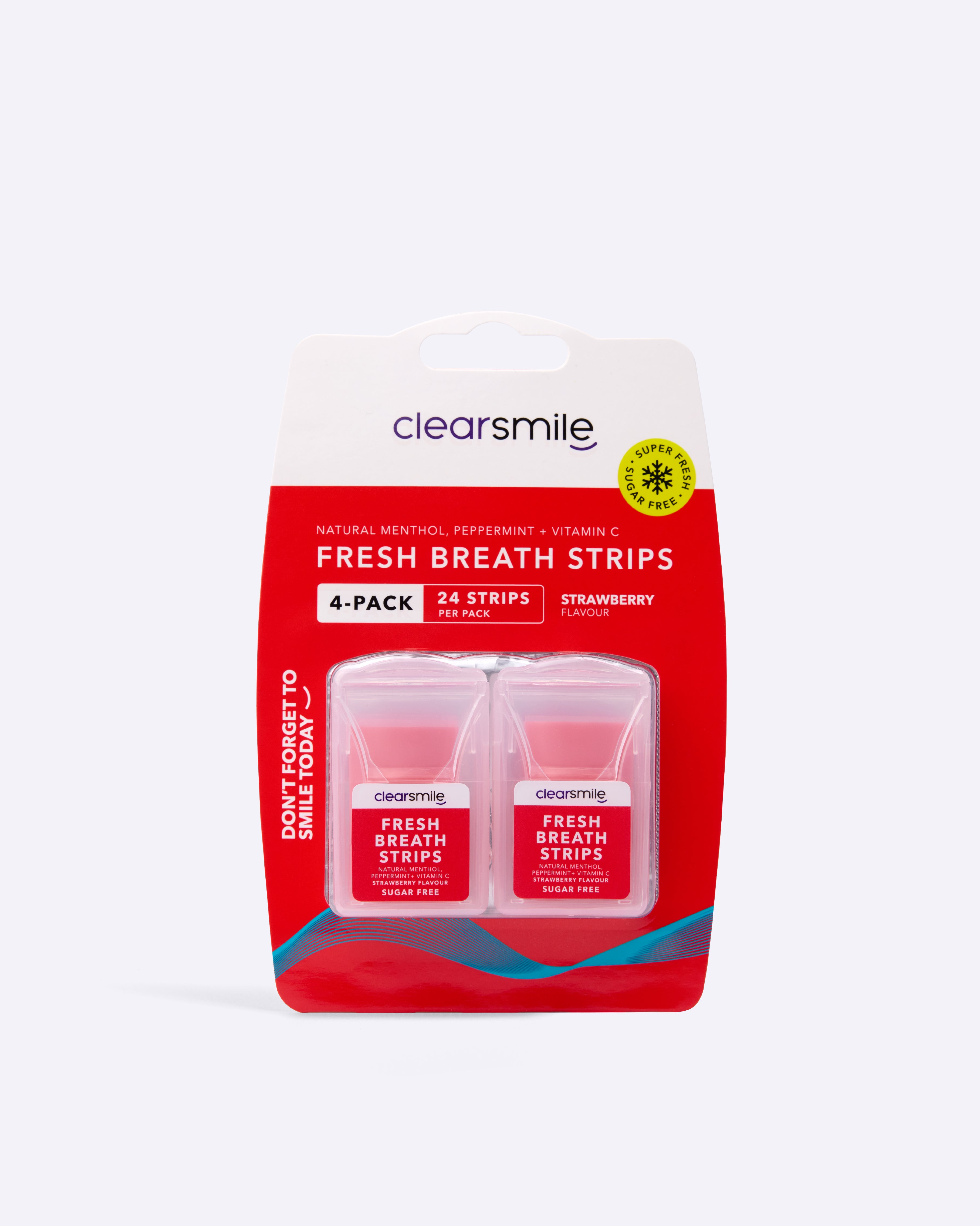 Fresh Breath Strips Strawberry [4-pack]