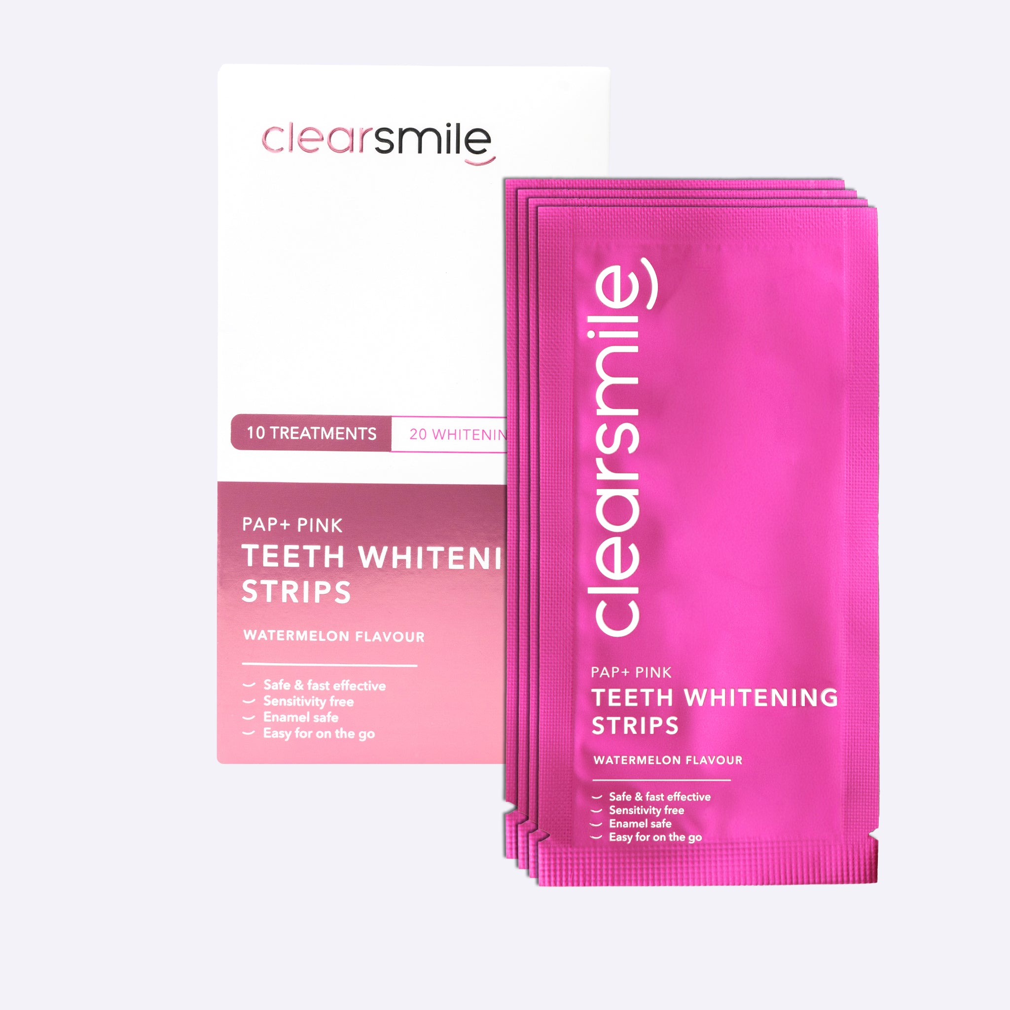 PAP+ Pink Whitening Strips Watermelon Edition 🍉