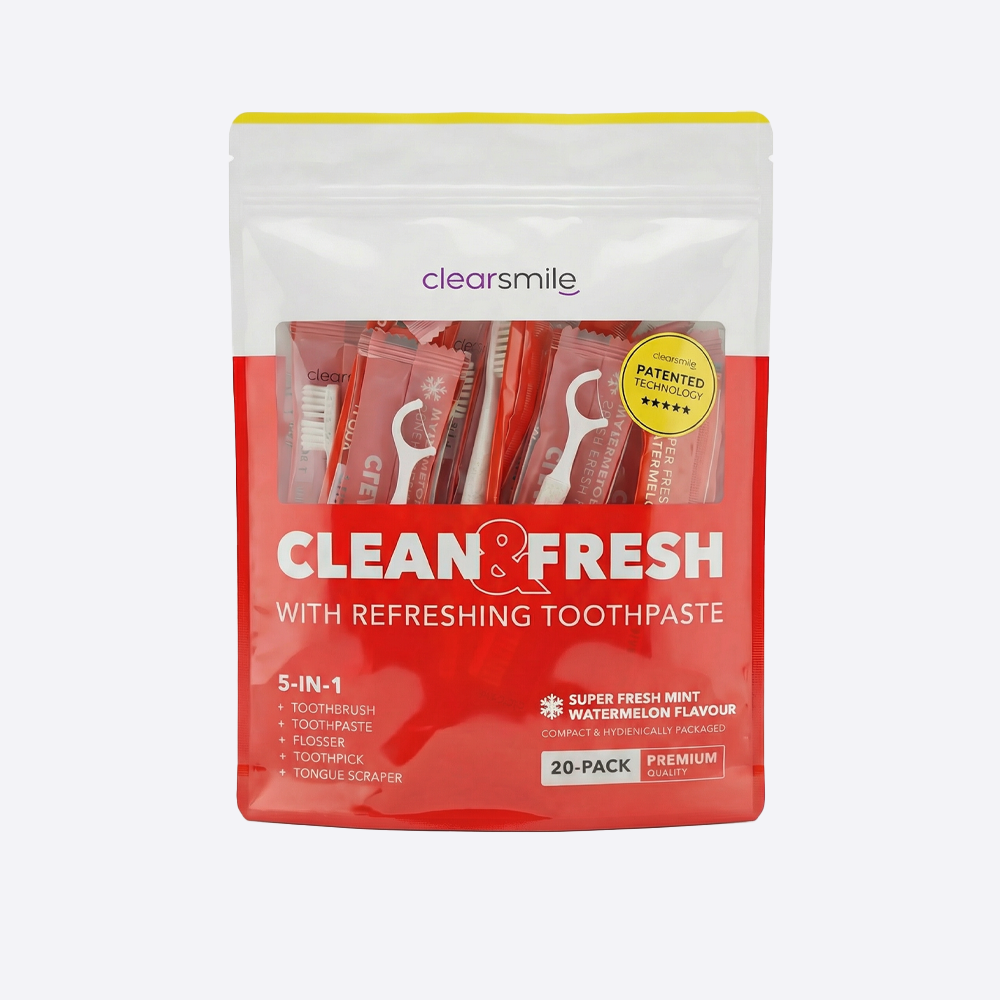 5 in 1 Tooth Brush - Clean & Fresh - Watermelon